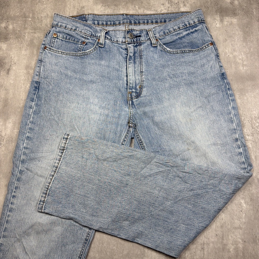 Levis 541 Athletic Taper Fit Jeans Mens 34x30 Light Wash Stretch Flex Denim USA
